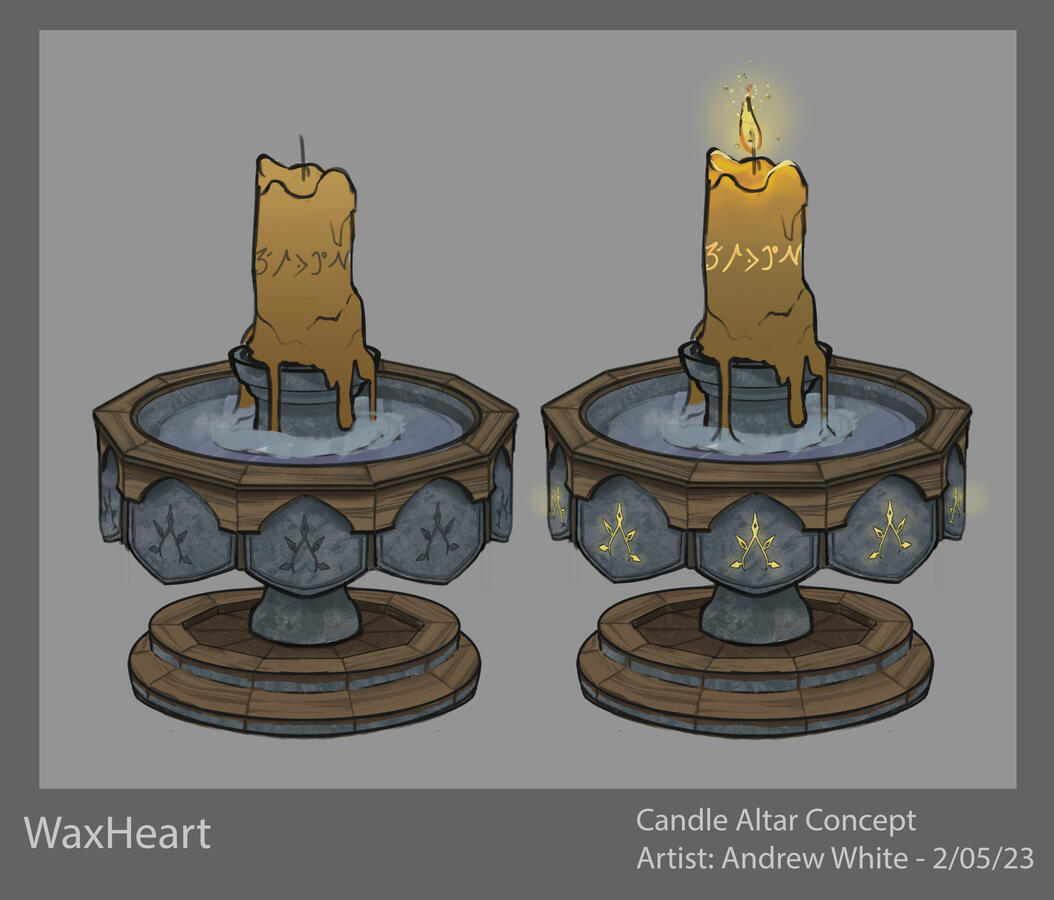 Candle Altar Concept